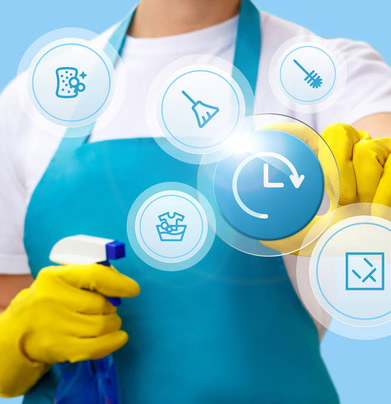 stock-photo-cleaner-clicks-on-the-icon-while-working